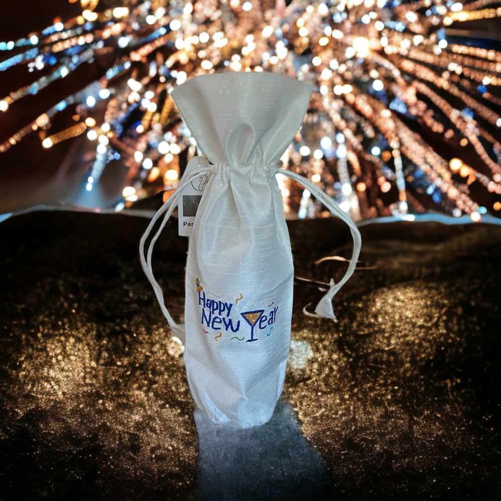 “Happy New Year” Wine Bottle Cover